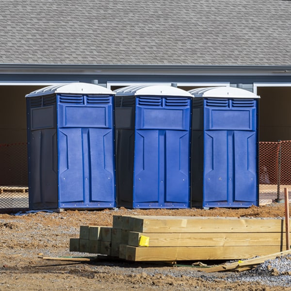 are there any restrictions on where i can place the porta potties during my rental period in Augusta